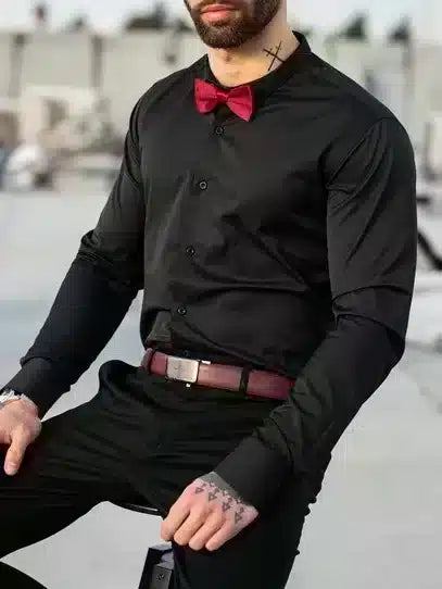 מכופתרת צווארון רגיל SLIM FIT