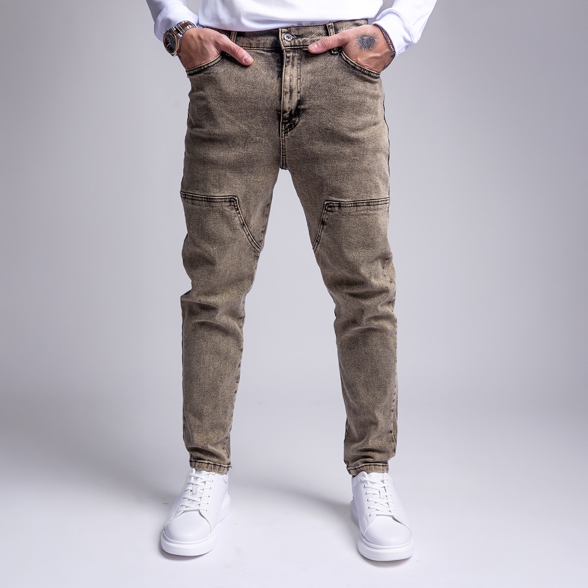 ג'ינס בויפרנד לגבר דגם בריסל