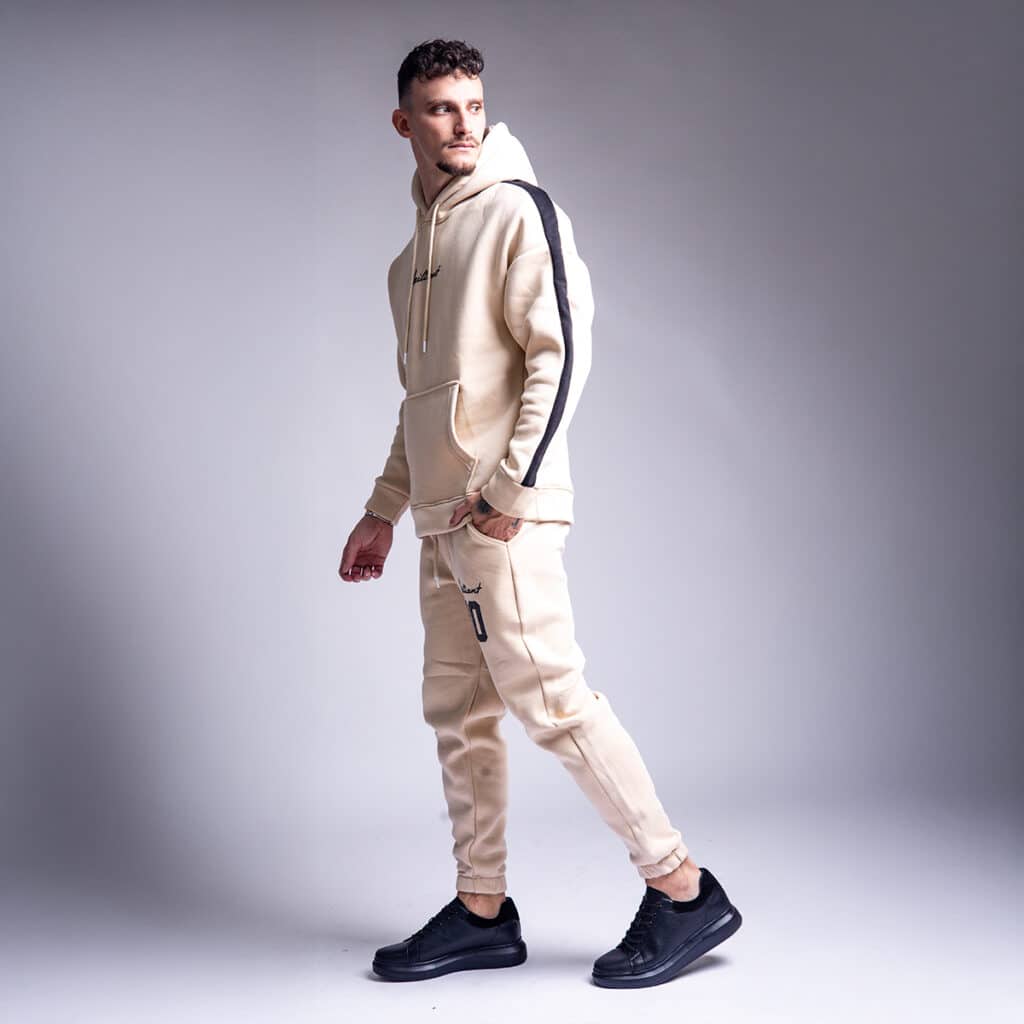 חליפת פוטר לגבר דגם מבריק10 שחור