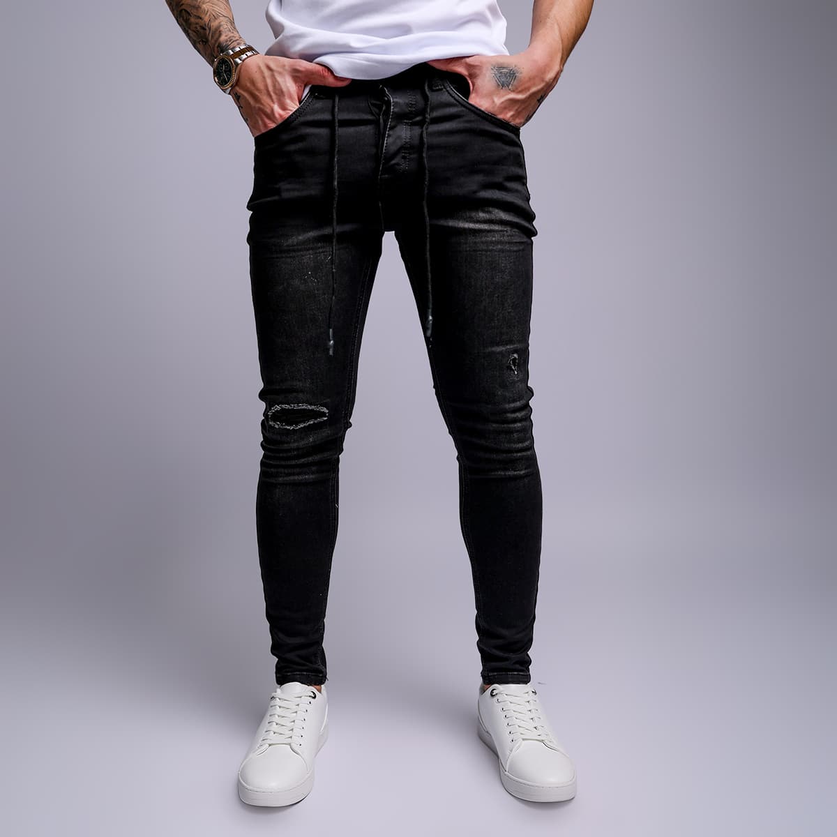 ג’ינס סקיני לגבר דגם לאס וגאס