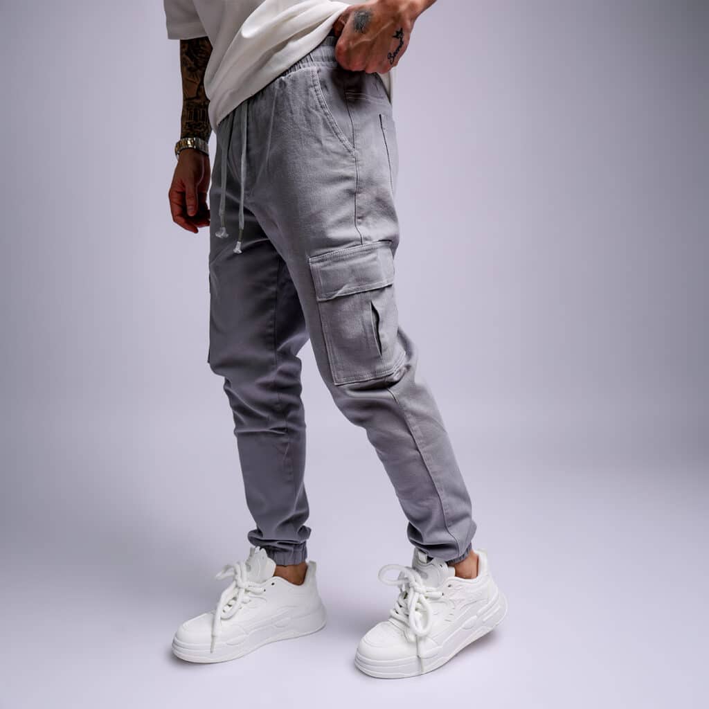 מכנס דגמח לגבר גומי במותן ובקרסול - דגם פביאן