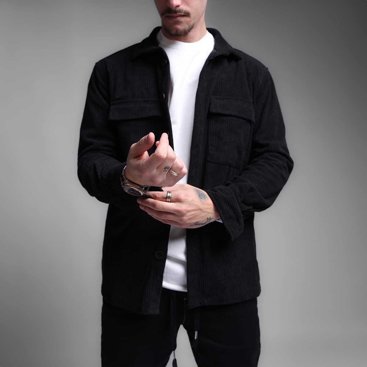 ג'קט קורדרוי לגבר דגם קאמי