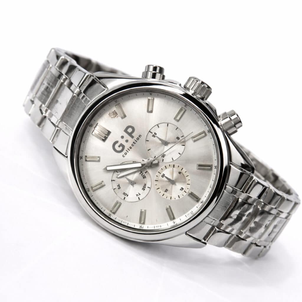 שעון לגבר דגם GP גולד ליינס